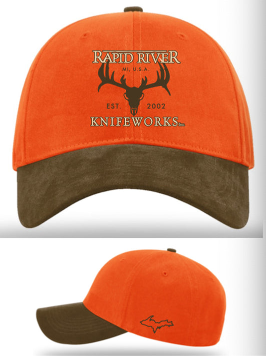 RRK Blaze Orange w/Duck Cloth Visor Hat