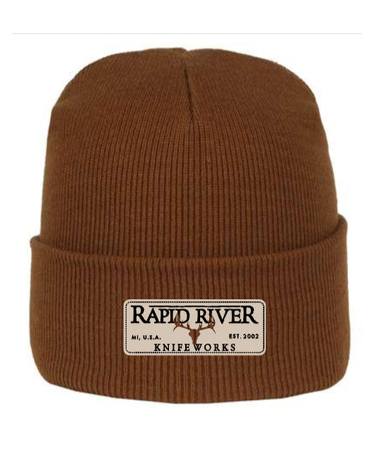 RRK Cuffed Beanie-Brown