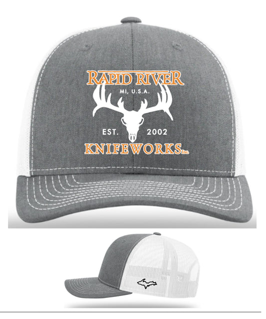 Youth-RRK White/Gray w/logo hat
