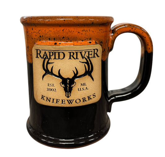 Coffee Mug-Burnt Orange/Deep Brown