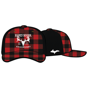 RRK Red and Black Plaid Hat