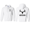 Skull logo zip hoodie