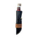 Limited Edition Acrylic Maple Burl Skinner Hunting Knife With Custom Beavertail Sheath 26-121