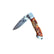 Acrylic Yooper Pocket Knife Copper Country/Burl