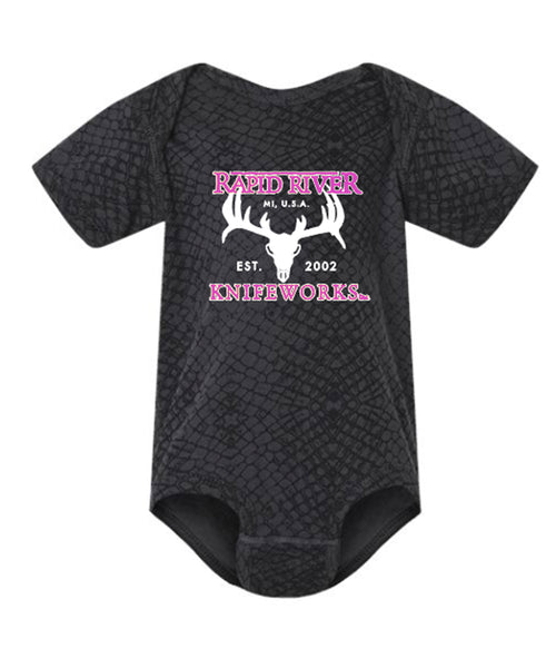 Onsie-Black Reptile