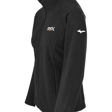 RRK Women's Fleece Jacket-Black