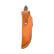 Back of the Beavertail Skinning Knife sheath, showing the belt loop and Bocote handle.