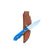 Acrylic Mackinaw Ocean Blue/Burl