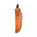 Back of the Beavertail Skinning Knife sheath, showing the belt loop and Elk Antler handle.
