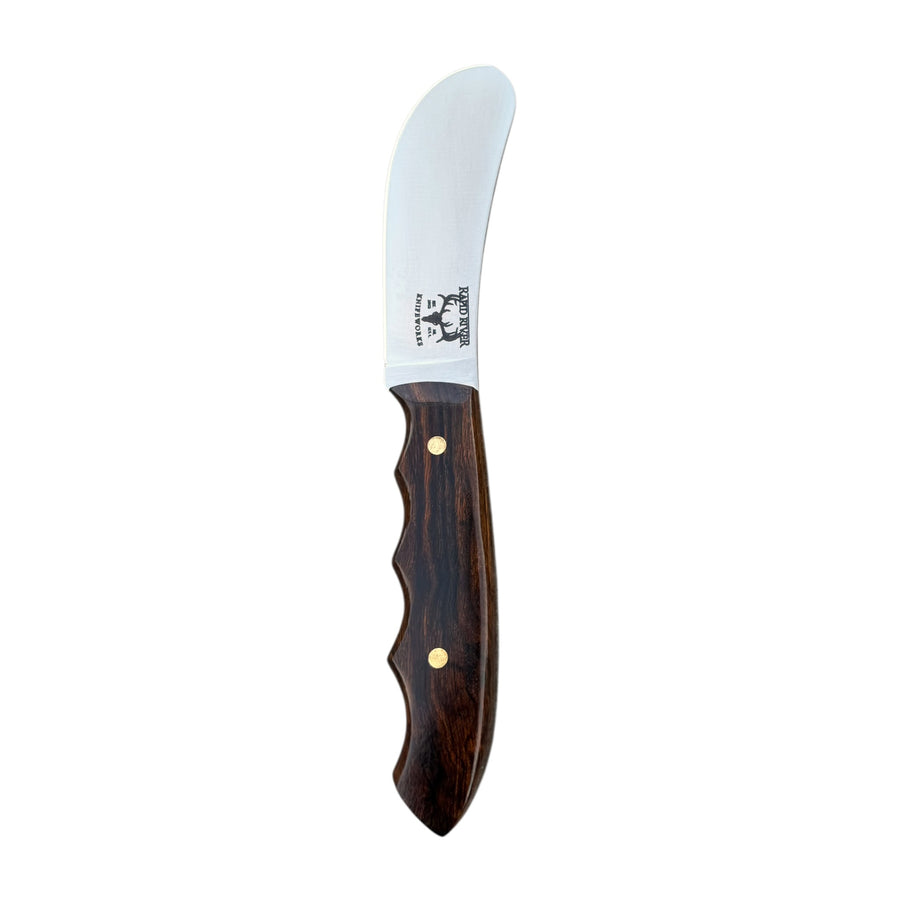 Beavertail Skinning Knife with an Arizona Desert Ironwood handle