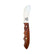 Beavertail Skinning Knife with a curved blade and finger-grooved Cocobolo handle.