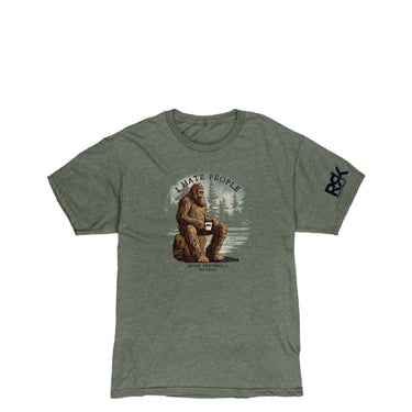 RRK  I Hate People Bigfoot Tee/Sage