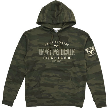 RRK Camo Hoodie Forest Green