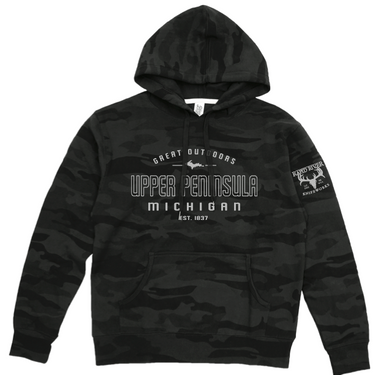 RRK Camo Hoodie-Black