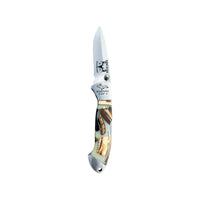 Custom 1 of 1 Mammoth/Acrylic Yooper Pocket Knife 26-351