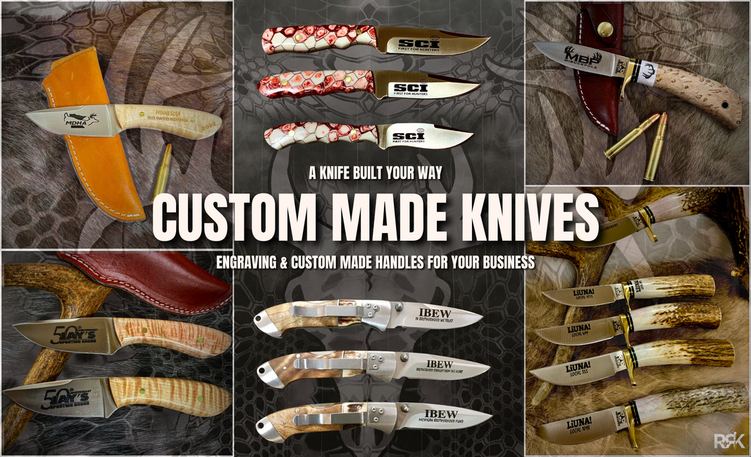 G1 Elk Antler Damascus Rapid River Knifeworks