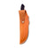 Back of the Beavertail Skinning Knife sheath, showing the belt loop and Arizona Desert Ironwood handle.