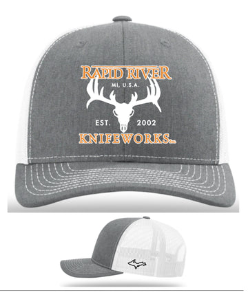 Youth-RRK White/Gray w/logo hat
