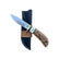 Limited Edition Spalted Maple Skinner Hunting Knife With Custom Sheath 26-289