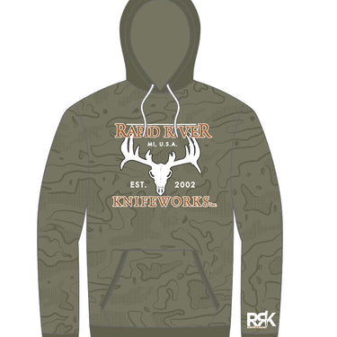 Topographical Camo Hoodie