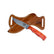 Limited Edition Dyed Box Elder Burl Mini Royal 7 Hunting Knife With Cross Draw Sheath 26-181