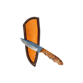 Limited Edition Spalted Maple Mackinaw Hunting Knife With Custom Sheath 26-188