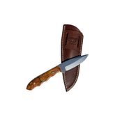 Limited Edition Spalted Maple Mackinaw Hunting Knife With Custom Sheath 26-188