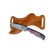 Limited Edition Dyed Box Elder Burl Mini Royal 7 Hunting Knife With Cross Draw Sheath 26-202
