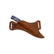 Limited Edition Dyed Box Elder Burl Royal 7 Hunting Knife With Cross Draw Sheath 26-225