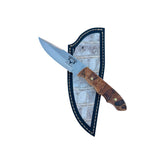 Limited Edition Spalted Maple Mackinaw Hunting Knife With Custom Sheath 26-199