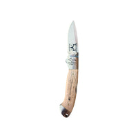 Custom 1 of 1 Mammoth Ivory Yooper Pocket Knife 26-274