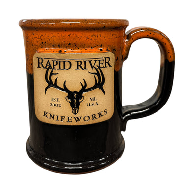 Coffee Mug-Burnt Orange/Deep Brown