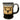 Coffee Mug-Gray/Deep Brown