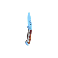 Acrylic Yooper Junior Pocket Knife Copper Country/Burl