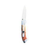 Special Edition Dyed Box Elder Burl Yooper Pocket Knife 26-440