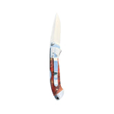 Special Edition Dyed Box Elder Burl Yooper Pocket Knife 26-441