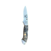 Special Edition Dyed Box Elder Burl Yooper Pocket Knife 26-446
