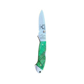 Special Edition Dyed Box Elder Burl Yooper Pocket Knife 26-448