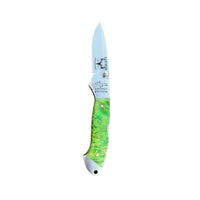 Special Edition Dyed Box Elder Burl Yooper Pocket Knife 26-450