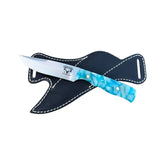 Special Edition Acrylic Royal 7 Hunting Knife With Cross Draw Sheath 26-460