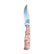 Special Edition Dyed Box Elder Burl Royal 7 Hunting Knife With Cross Draw Sheath 26-464