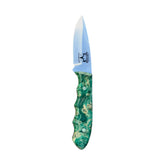 Special Edition Dyed Box Elder Burl Mackinaw Hunting Knife With Custom Sheath 26-471