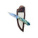 Special Edition Dyed Box Elder Burl Mackinaw Hunting Knife With Custom Sheath 26-472
