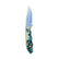 Special Edition Dyed Box Elder Burl Mackinaw Hunting Knife With Custom Sheath 26-472