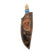 Special Edition Dyed Box Elder Burl Mackinaw Hunting Knife With Custom Sheath 26-473