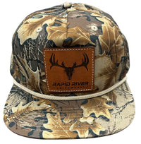 RRK Leather Patch Camo hat