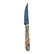 Custom Damascus Mammoth Ivory Skinner With Custom Sheath 26-519