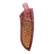 Custom 1 of 1 Damascus Fossilized Mammoth Hunting Knife With Custom Sheath 26-523