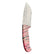 Custom 1 of 1 Damascus Fossilized Mammoth Hunting Knife With Custom Sheath 26-523