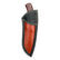 Custom 1 of 1 Damascus Acrylic/Burl Hunting Knife With Custom Sheath 26-525